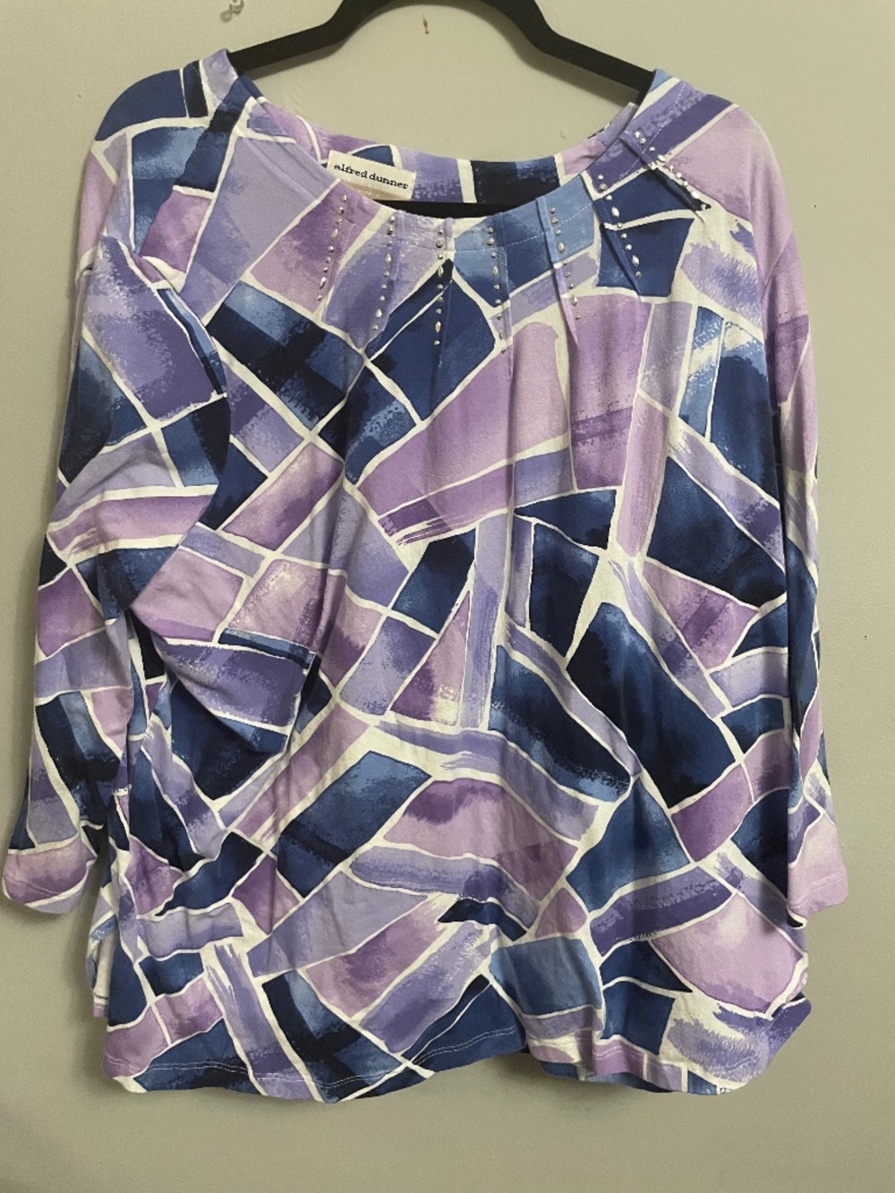 Alfred Dunner women’s size 3X purple blouse